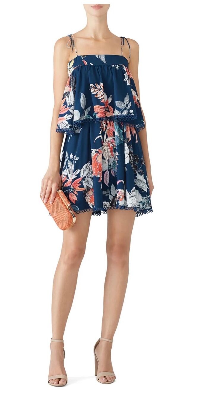 Wish Floral Bitter Sweet Dress S